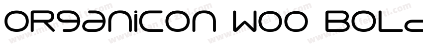Organicon W00 Bold字体转换